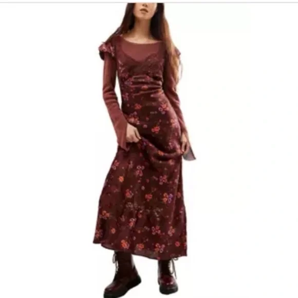 Free People Butterfly Babe Maxi Dress - Picture 2 of 16